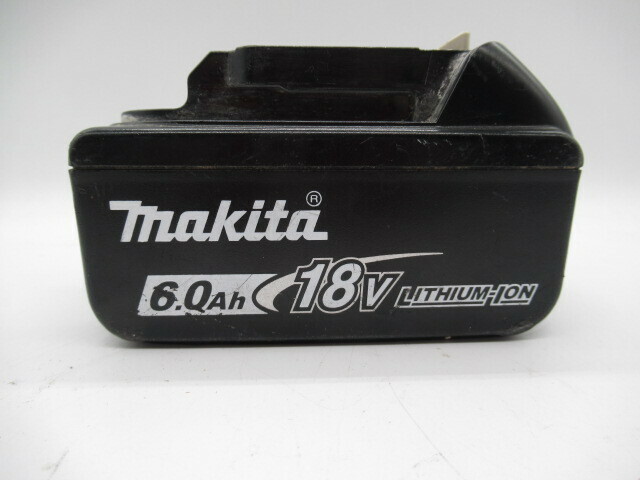 70062 makita マキタ BL1860B 18V LITHIUM-ION 6.0Ah 108Wh 充電式 リチウムイオン バッテリ 電動工具 電池 譲渡・中古