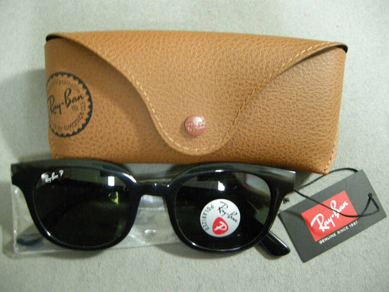 【未使用品】レイバンP/サングラス RAYBAN P RB4324-F 偏光レンズ 601/9A 50□21 150 3P