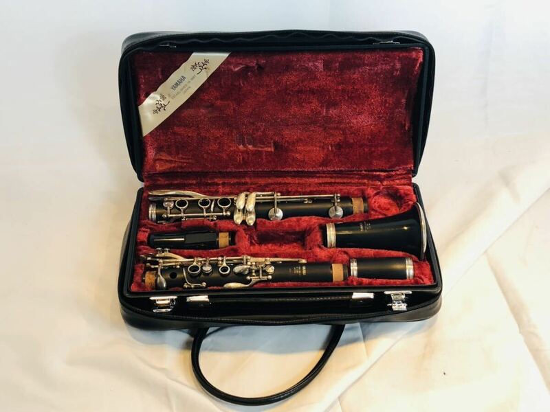  YAMAHA ヤマハ ESTABLISHED IN 1887 JAPAN 350 クラリネット B♭ 管楽器 吹奏楽 音楽 ハードケース バッグ付　動作未確認