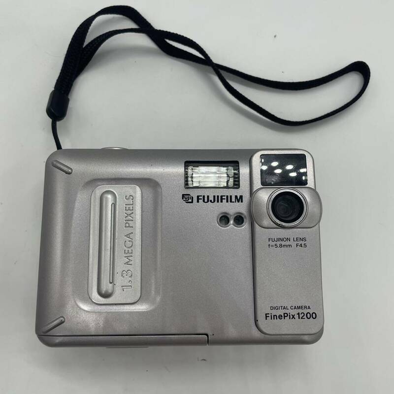 1円〜 6M FUJIFILM 富士フェルム コンパクトデジタルカメラ デジタルカメラ Fine Pix 1200 動作未確認 シルバー 日本製