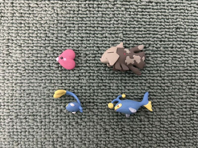 立体ポケモン図鑑 ラブカス ジーランス チョンチー ランターン 台座なし