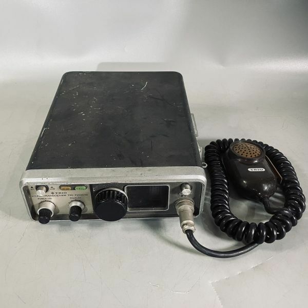 C2-430 TRIO トリオ TRANSCEIVER トランシーバー TR-7200G ジャンク品 日本製 made in Japan