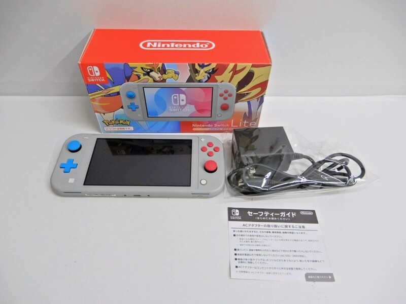 062Z644★【中古/動作品】 Nintendo Switch Lite ザシアン・ザマゼンタ 『ポケットモンスター ソード・シールド』