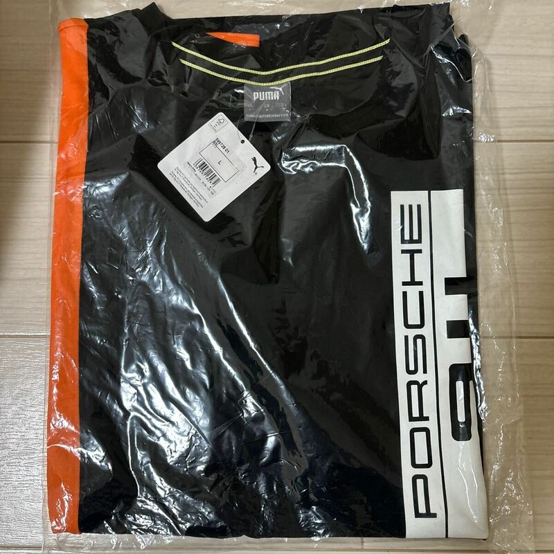 新品未開封 PUMA PORSCHE 911 プーマ ポルシェ911 オフィシャル Tシャツ サイズ: L カラー:ブラック 定価:5,500円税込