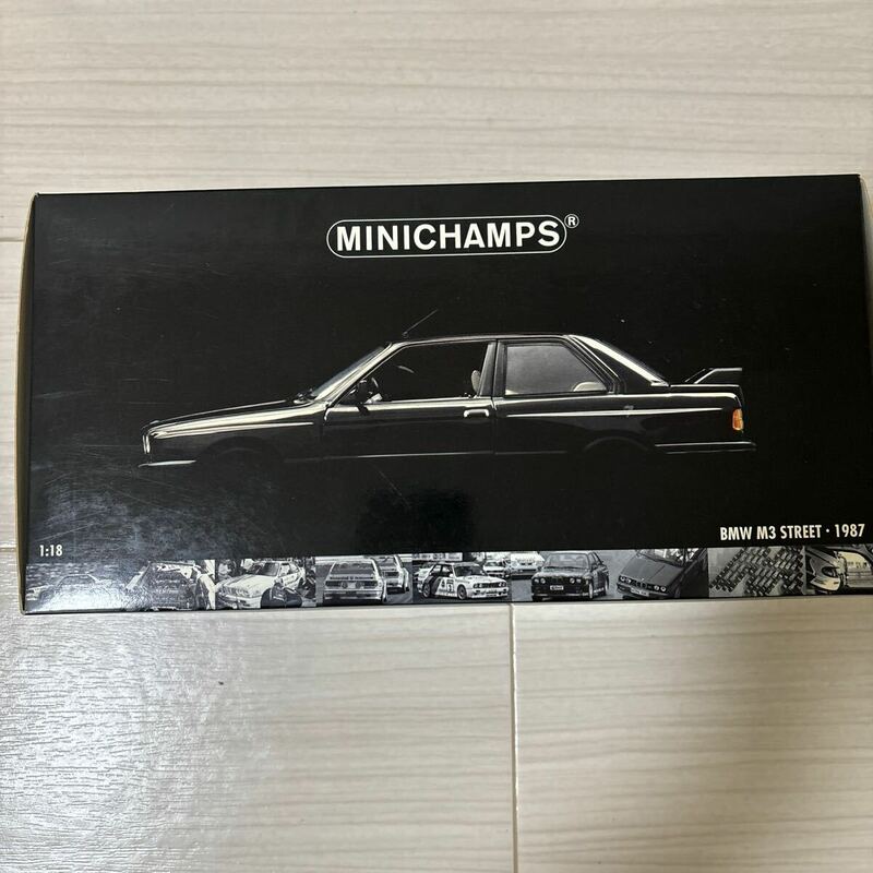 1/18 ミニチャンプス MINICHAMPS BMW M3 1987 E30 ブラックメタリック 