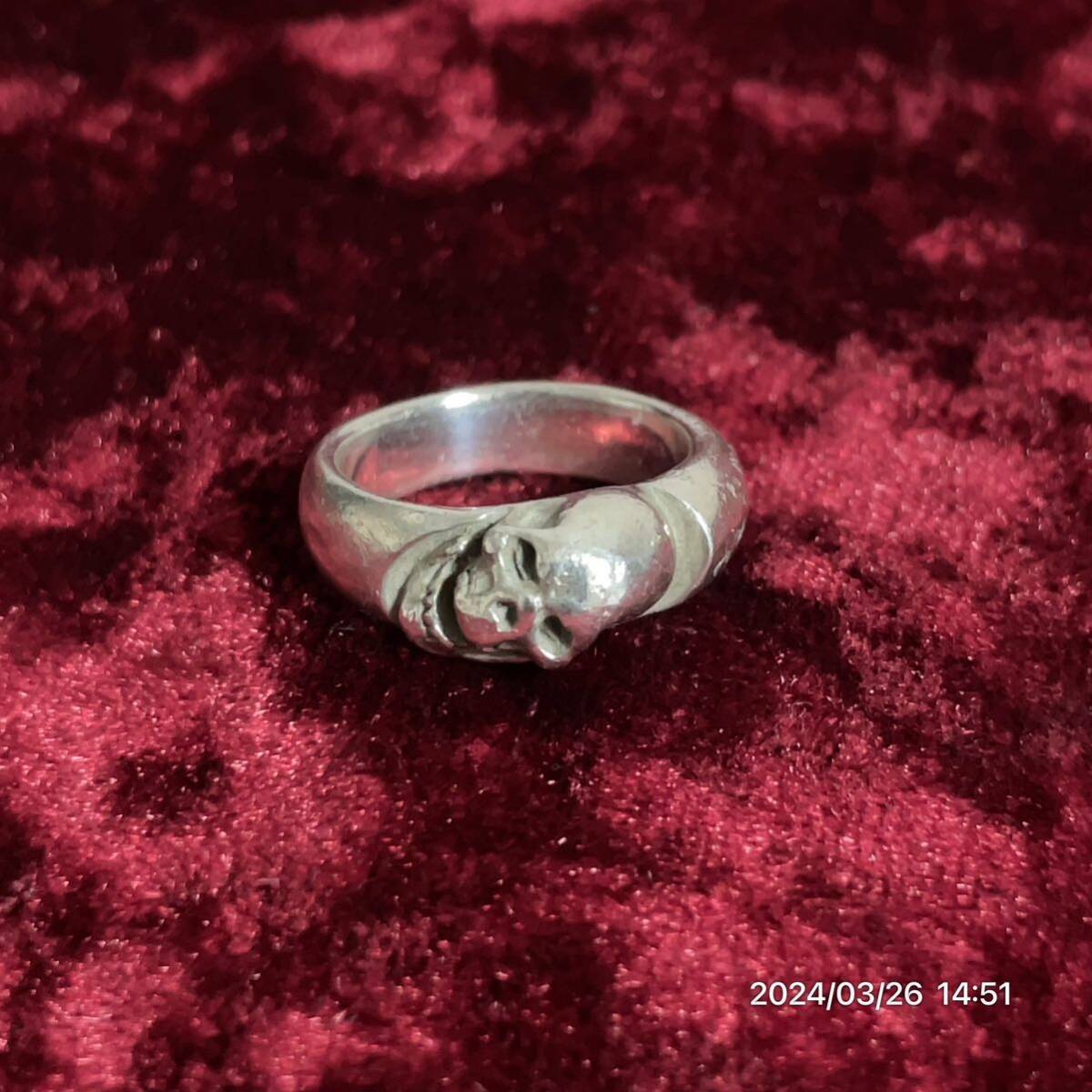 SILVER シルバー 春銀 ハルギン 髑髏 スカル リング 指輪 アクセサリー