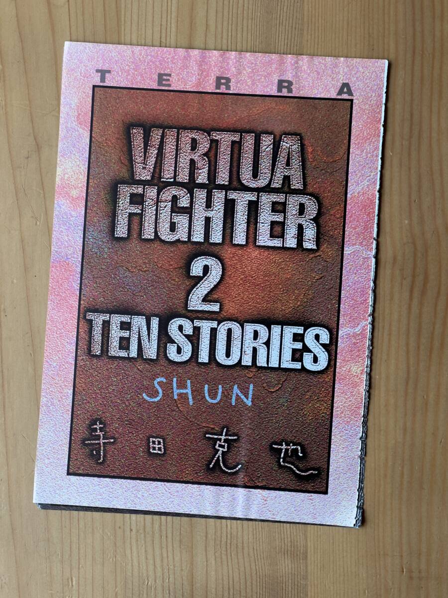 寺田克也 バーチャファイター2 Ten Stories：Shun カラー原稿切り抜き