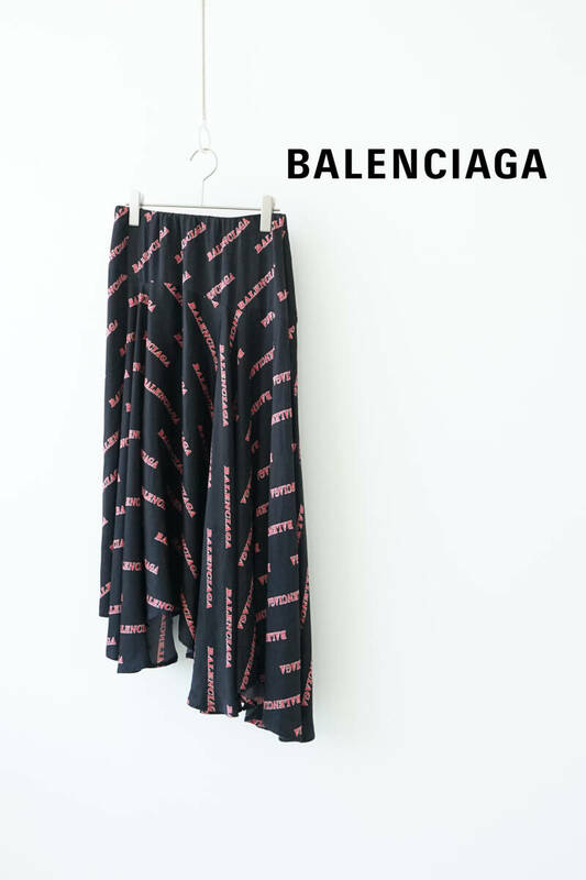 BALENCIAGA バレンシアガ ロゴ スカート size 36 0608132