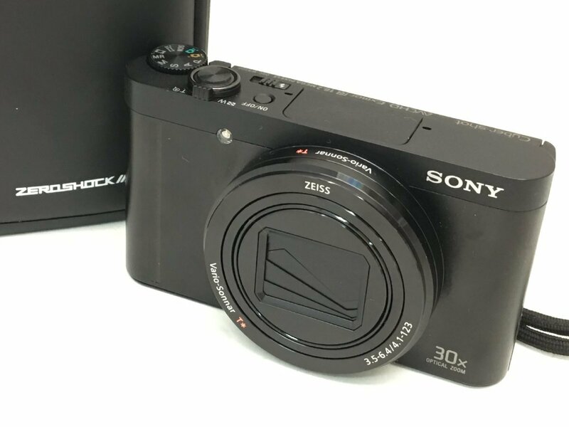 SONY Cyber-shot DSC-WX500 / ZEISS Vario-Sonnar T* 3.5-6.4/4.1-123 コンパクト デジタルカメラ ケース付き ジャンク 中古【UW060308】