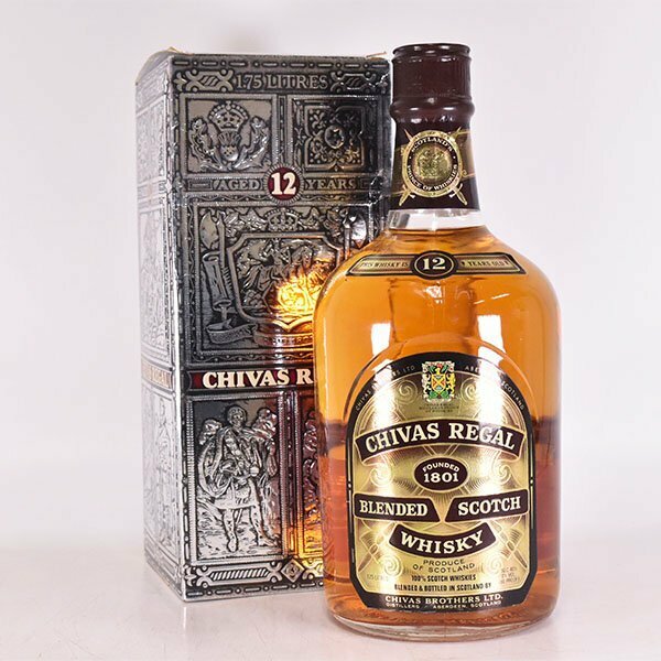 ★シーバスリーガル 12年 ★取手付瓶 ＊箱付 1750ml 40% スコッチウイスキー CHIVAS REGAL F160453