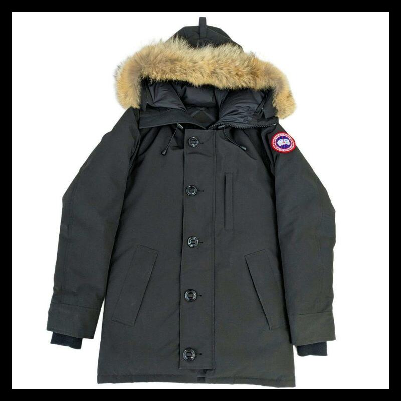 【最終値下げ】CANADA GOOSE カナダグース メンズ CHATEAU PARKA シャトーパーカ ダウンジャケット ブラック 黒 XS 3426MA