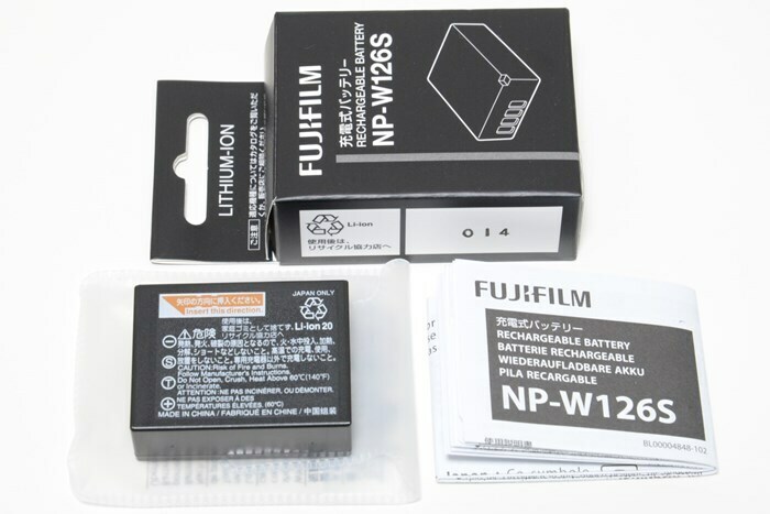 富士フイルム FUJIFILM 充電式バッテリー NP-W126S　未使用品