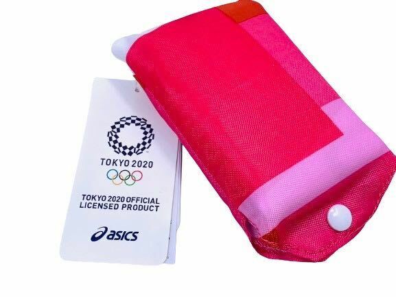 東京オリンピック パッカブルトートバッグ 2020 公式 ライセンス商品 サイズW37.5×H58cm カラー:紅（KURENAI）赤