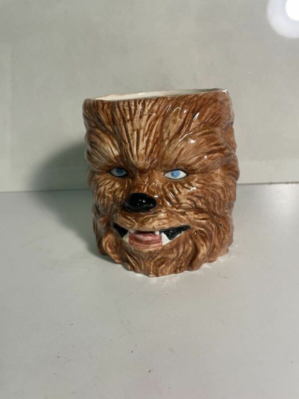 1980's Chewbacca Ceramic Mug Sigma Star Wars Hand Painted マグ　スターウォーズ　当時物　小欠け有　チューバッカ　希少品