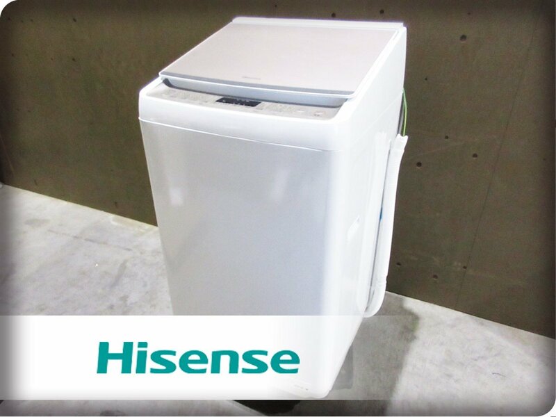 ■展示品■Hisence/ハイセンス■全自動電気洗濯機■標準洗濯容量10kg/標準脱水容量10kg■2023年製■HW-DG100XH■10万■kdn2404k