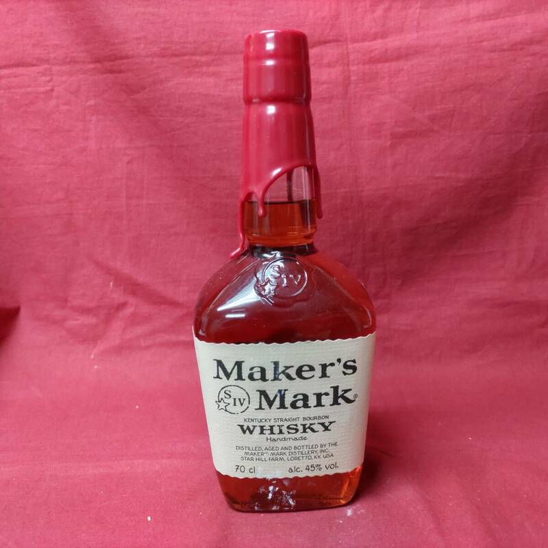 【1402】未開栓 ★ Maker's Mark メーカーズマーク レッドトップ ★ 古酒 ウイスキー 700ml 45% ★ 経年保管品