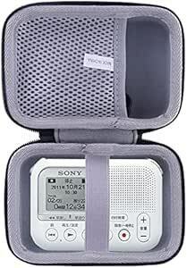 ソニー SONY メモリーカードレコーダー ICD-LX31A/ ICD-LX30 専用保護収納ケース -waiyu JP (黒)