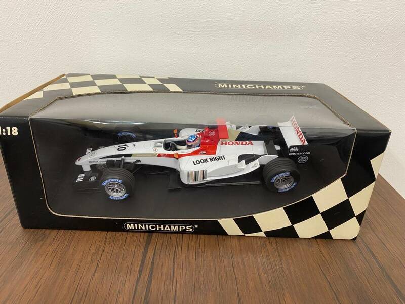 #5981U MINICHAMPS ミニチャンプス B・A・R HONDA 006 1：18 ミニカー レーシングカー 佐藤琢磨