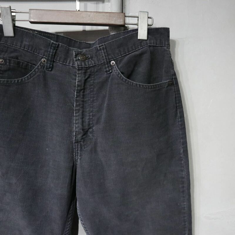 【即決】80s Levi's 517-1558 リーバイス コーデュロイ パンツ フレア ブーツカット ブラック 黒 USA アメリカ製 古着 W32 L32