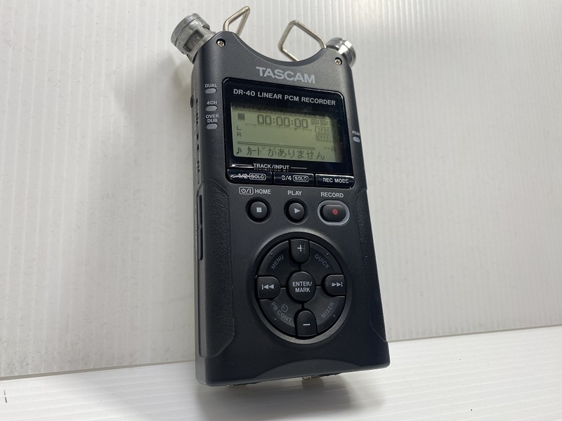 【中古品】タスカム リニアPCMレコーダー TASCAM 本体のみ ○YR-17392○