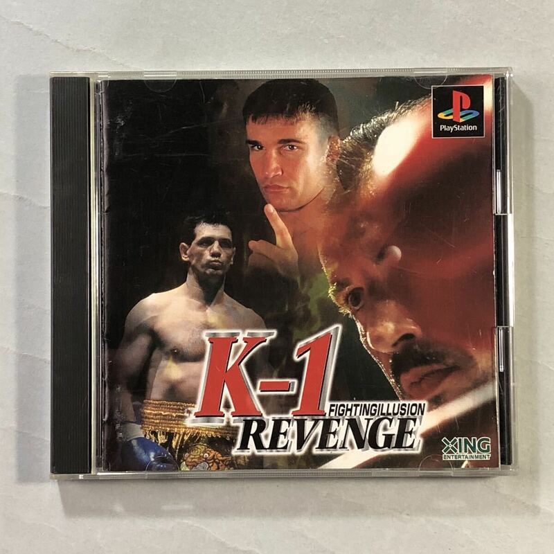 ファイティングイリュージョンK-1リベンジ　エクシンング　PSソフト SONY プレイステーション　FIGHTINGILLUSION K-1 REVENGE