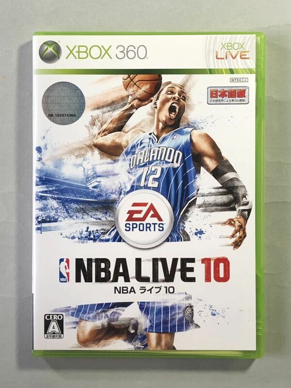 NBAライブ10 XBOX360ソフト　エレクトロニック・アーツ　Microsoft　NBA LIVE 10