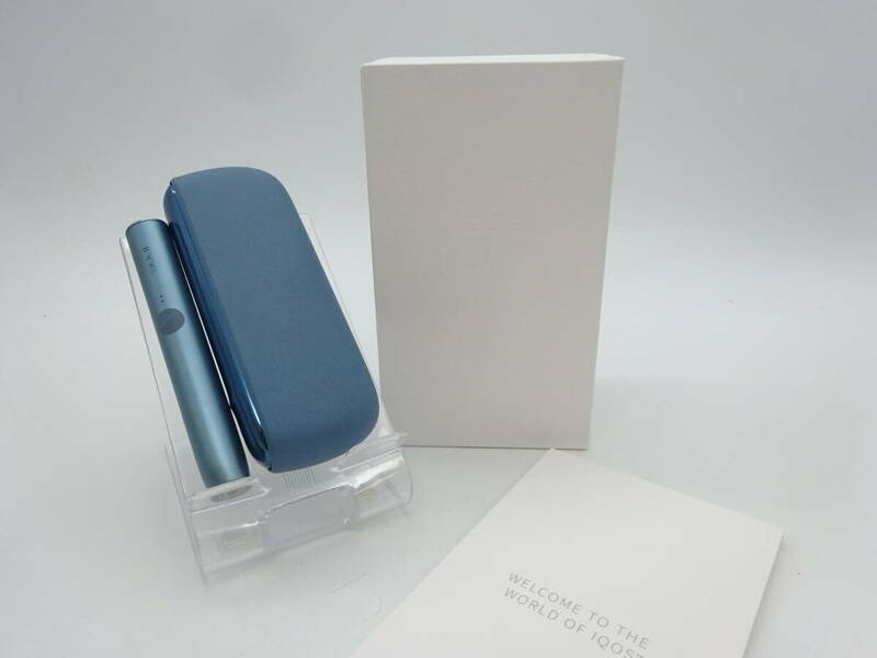 ☆使用感少なめ☆#26671 アイコス/iQOS ILUMA アズールブルー 付属有 通電OK 製品登録不明品