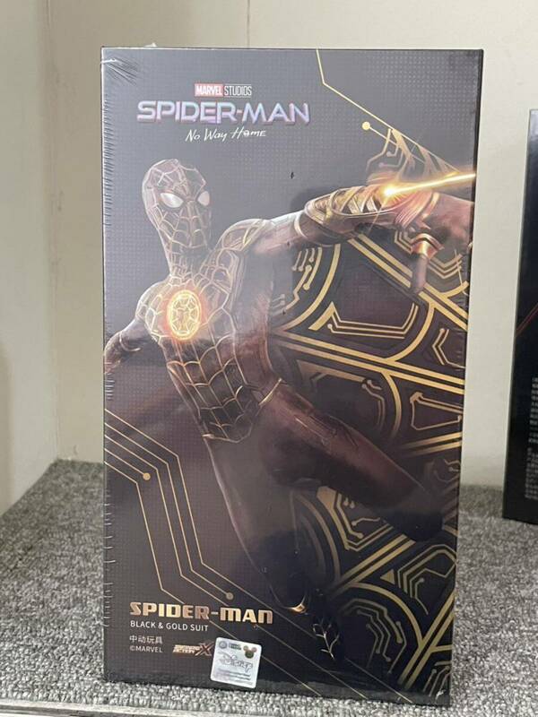 ZD Toys SPIDER-MAN black&gold suit海外製 未開封