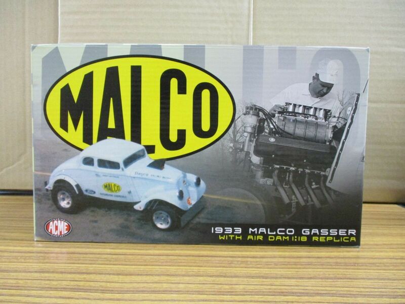 #w26【梱80】ACME 1933 MALCO GASSER WITH AIR DAM 1/18 REPLICA ミニカー