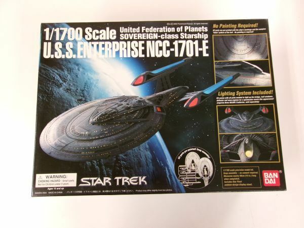 #s12【梱100】バンダイ 1/1700 スター・トレック U.S.S.エンタープライズ NCC-1701-E 未組立