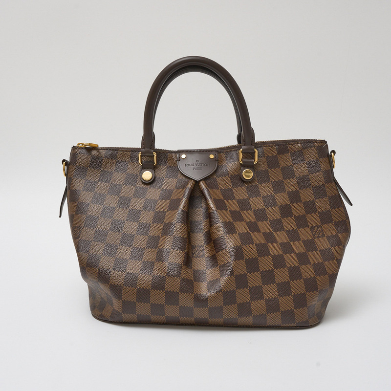 LOUIS VUITTON ルイヴィトン シエナ MM N41546 2WAY ハンド ショルダーバッグ ダミエ・エベヌ キャンバス×レザー ブラウン レディース