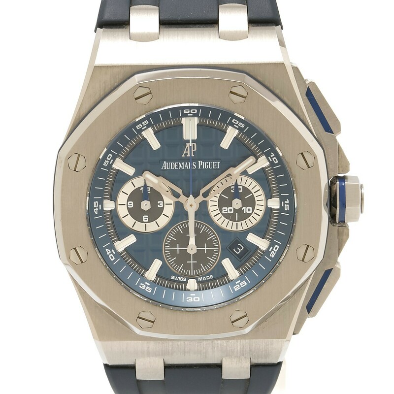 【1年間保証】AUDEMARS PIGUET オーデマ・ピゲ ロイヤルオーク オフショア クロノグラフ 26480TI.00.A027CA.01 チタン ブルー 自動巻 時計