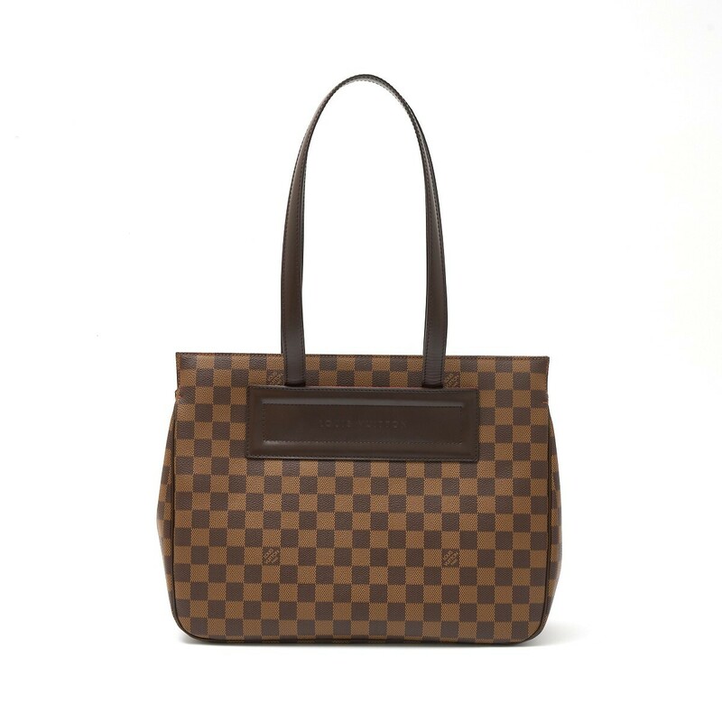 LOUIS VUITTON ルイヴィトン パリオリ PM N51123 2WAY ハンド ショルダー トート ダミエ・エベヌ キャンバス×レザー ブラウン レディース