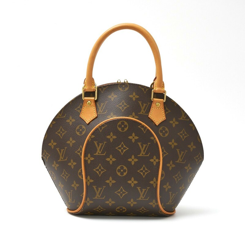 LOUIS VUITTON ルイヴィトン エリプス PM M51127 シェル ハンドバッグ モノグラム・キャンバス×レザー ブラウン×ゴールド レディース