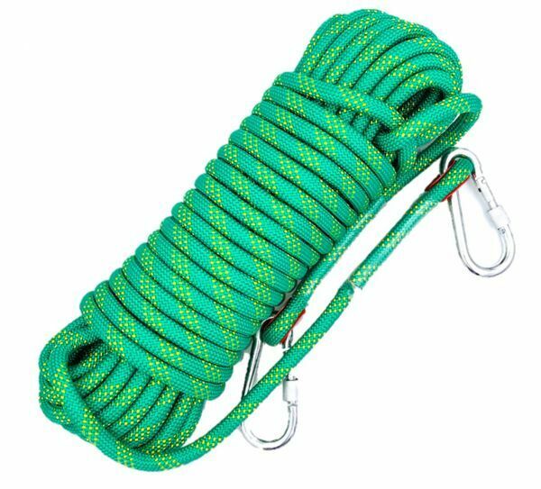 直径 12mm クライミング 補助 ロープ 20m カラー・グリーン