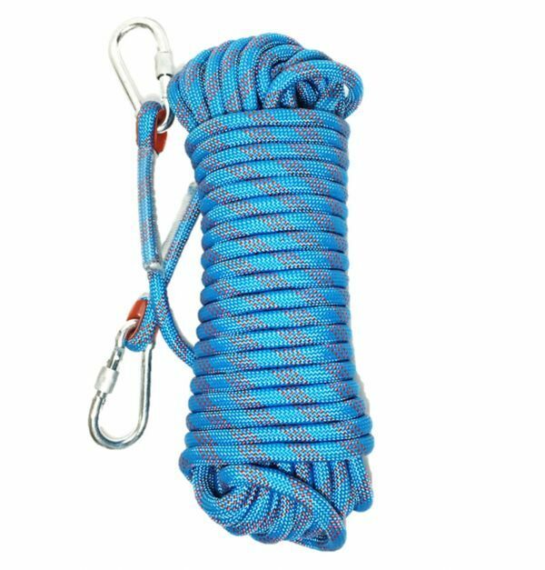 直径 12mm クライミング 補助 ロープ 20m カラー・ブルー
