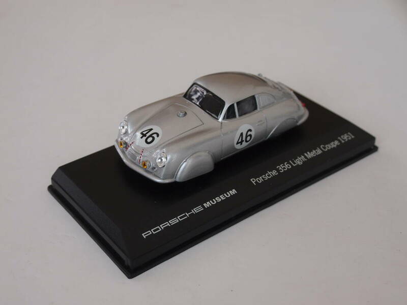 PORSCHE MUSEUM　ポルシェ・ミュージアム特注 1/43 Porsche 356 Light Metal Coupe #46 1951