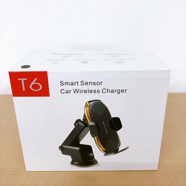 803*Smart Sensor Car Wireless Charger ワイヤレス車載充電器 未使用未開封品