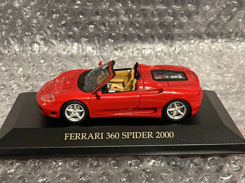 イクソ 1/43 フェラーリ Ferrari 360モデナ スパイダーMODENA SPIDER ミニカー本体美品