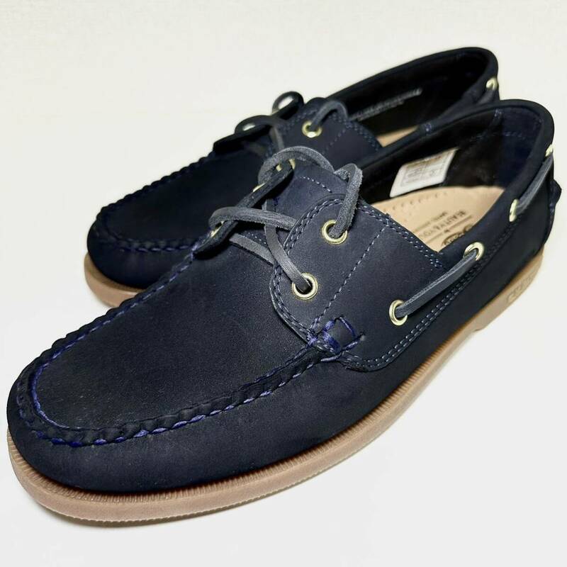 即決/未使用/G.H.BASS×BEAUTY&YOUTH別注LTR BOAT SHOES デッキシューズ サイズ27.0cm 42 ブルー/ネイビー/ メンズ/マリン/革靴/スエード