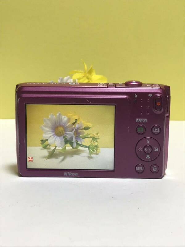 Nikon ニコン COOLPIX S3700 コンパクトデジタルカメラ 動作確認済み