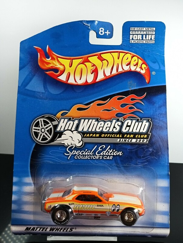 ホットウィール バラクーダ ファニーカー　ムーンアイズ/JAPAN OFFICIAL FAN CLUB/2002/Hot Wheels/バンダイ/コレクターズ/未開封保管品