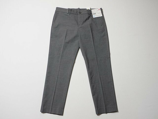 新品◆　UNIQLO　ユニクロ　クロップドパンツ　正規品　W64　ストレッチ　DRY　ドライ　速乾　