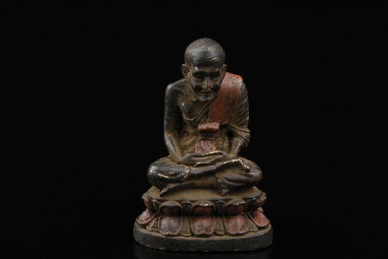 X83 時代物 古鐵製 仏像 仏教
