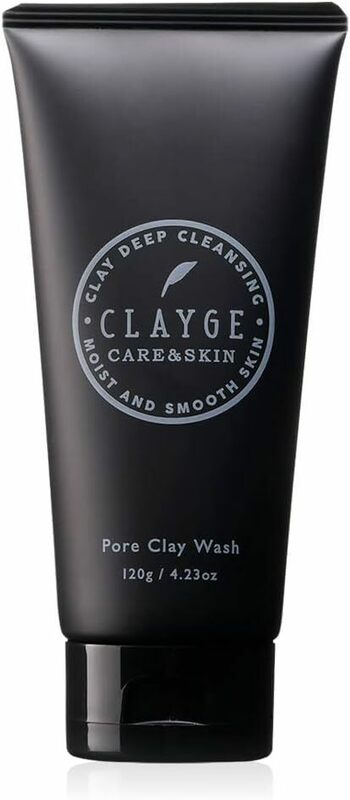 CLAYGE(クレージュ) ポアクレイウォッシュ 120g(洗顔料) 泥×炭×酵素で毛穴ケア 石鹸ベースの洗顔クリーム アンズ由来