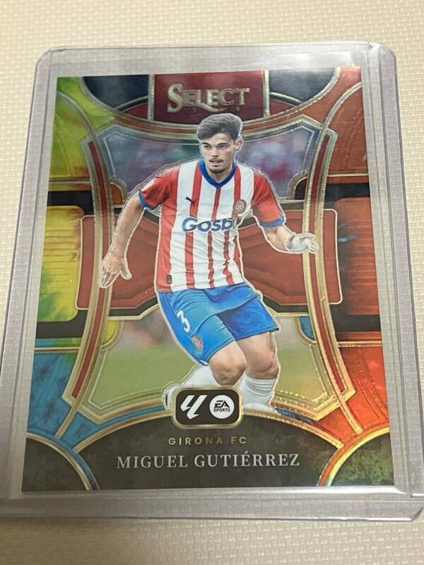 2023-24 panini select la liga soccer tie-dye prizm Miguel Gutierrez 19/30 ジローナFC 