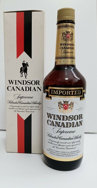 ★未開栓★ウイスキー ウィンザー カナディアン スプリーム　750ml　40%　WINDSOR CANADIAN カナディアンウイスキー 箱付き