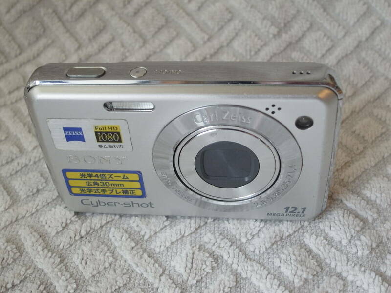 【ジャンク品扱い】SONY DSC-W220 Cyber Shot シルバー　