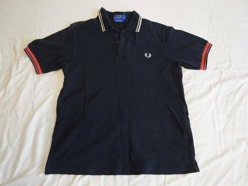 FRED PERRY フレッドペリー ポロシャツ サイズ 40 Made in ENGLAND イングランド製　M～Lサイズ相当