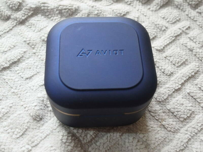 AVIOT TE-D01q ワイヤレスイヤホン用 充電ケース ケースのみ ブルー 